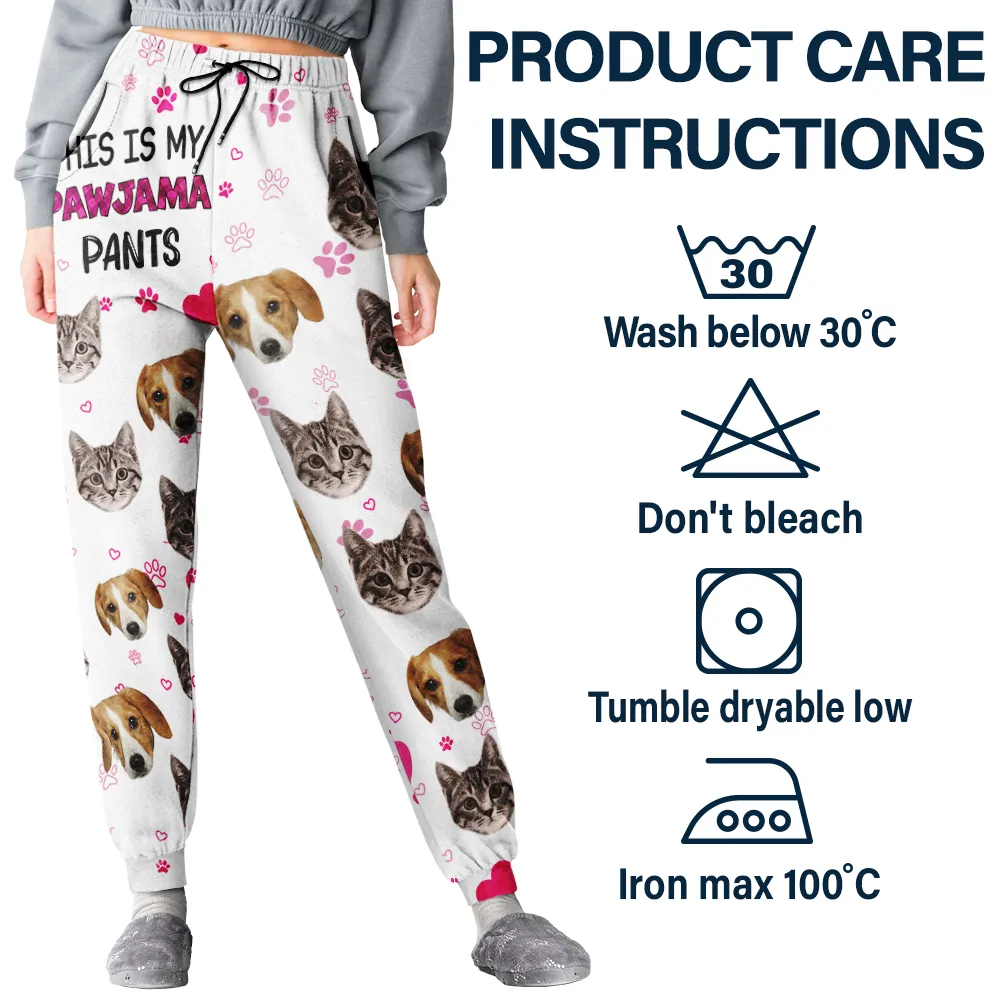 Custom Photo Dog Cat Pet This Is My Pawjama Pants - Personalized Pajama Pants - Image 6