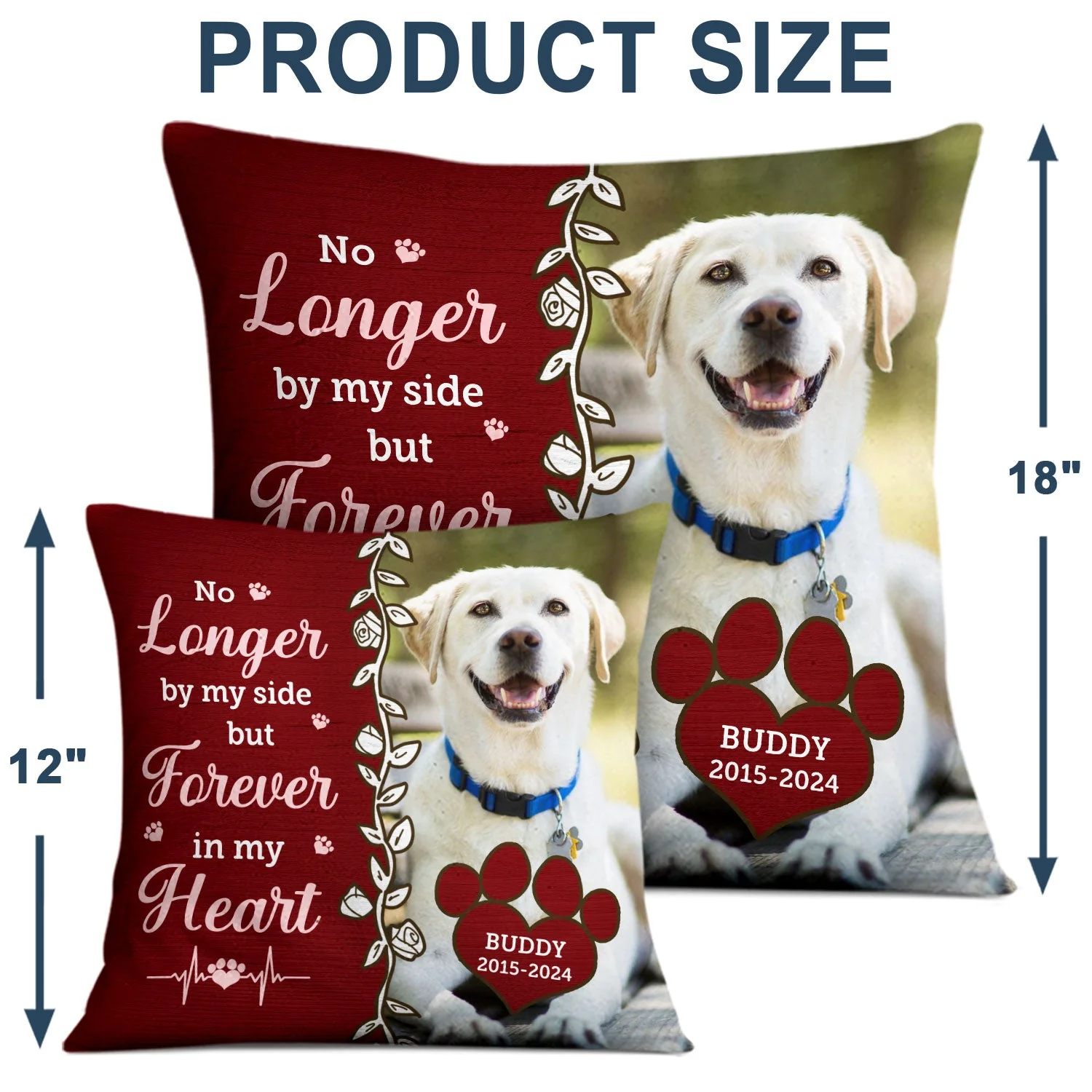 Custom Photo Dog Cat You Would Have Lived Forever - Personalized Pillow - Image 4