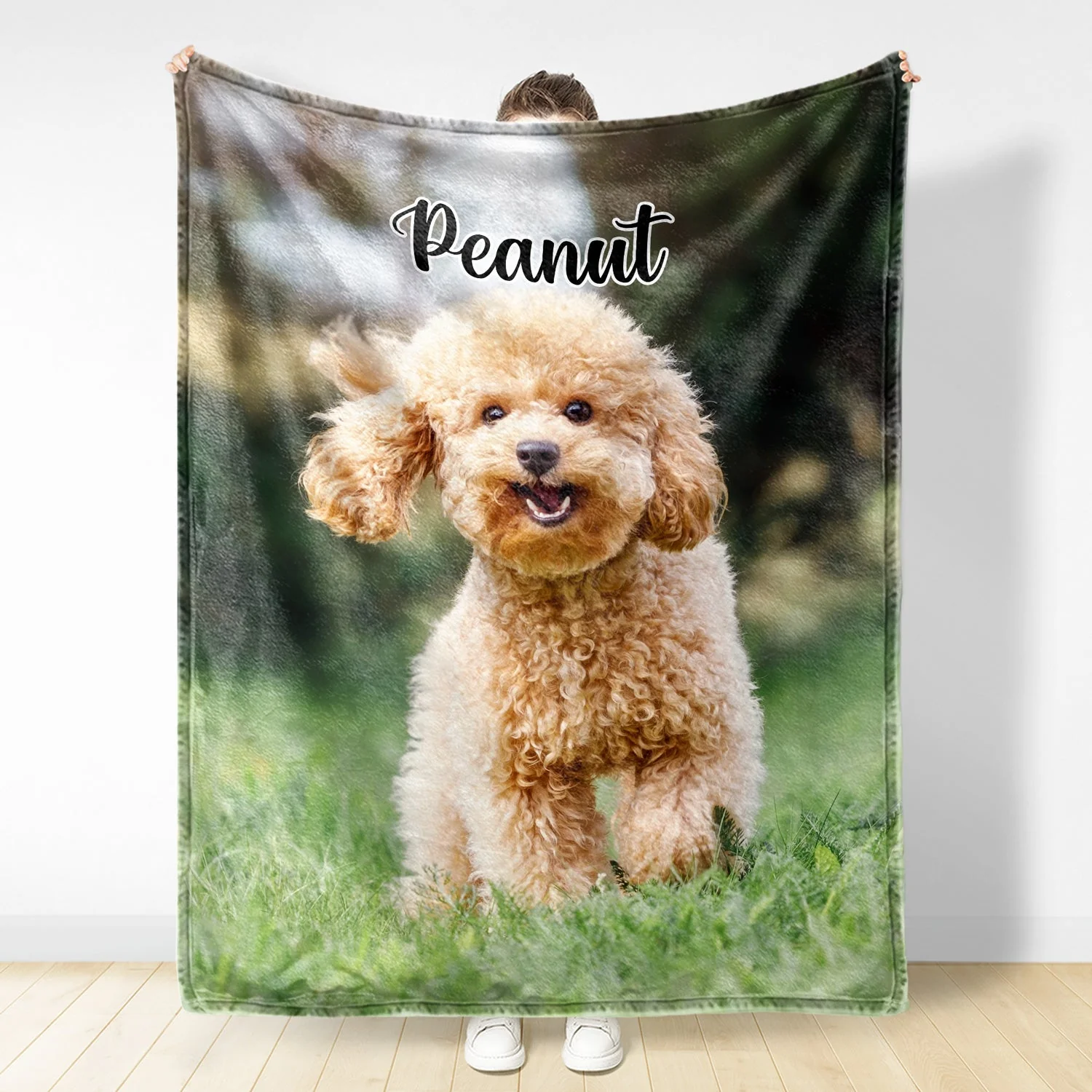 Custom Photo Dogs Cats Pets - Gift For Pet Lovers, Dog Lovers, Cat Lovers - Personalized Fleece Blanket, Sherpa Blanket - Image 3