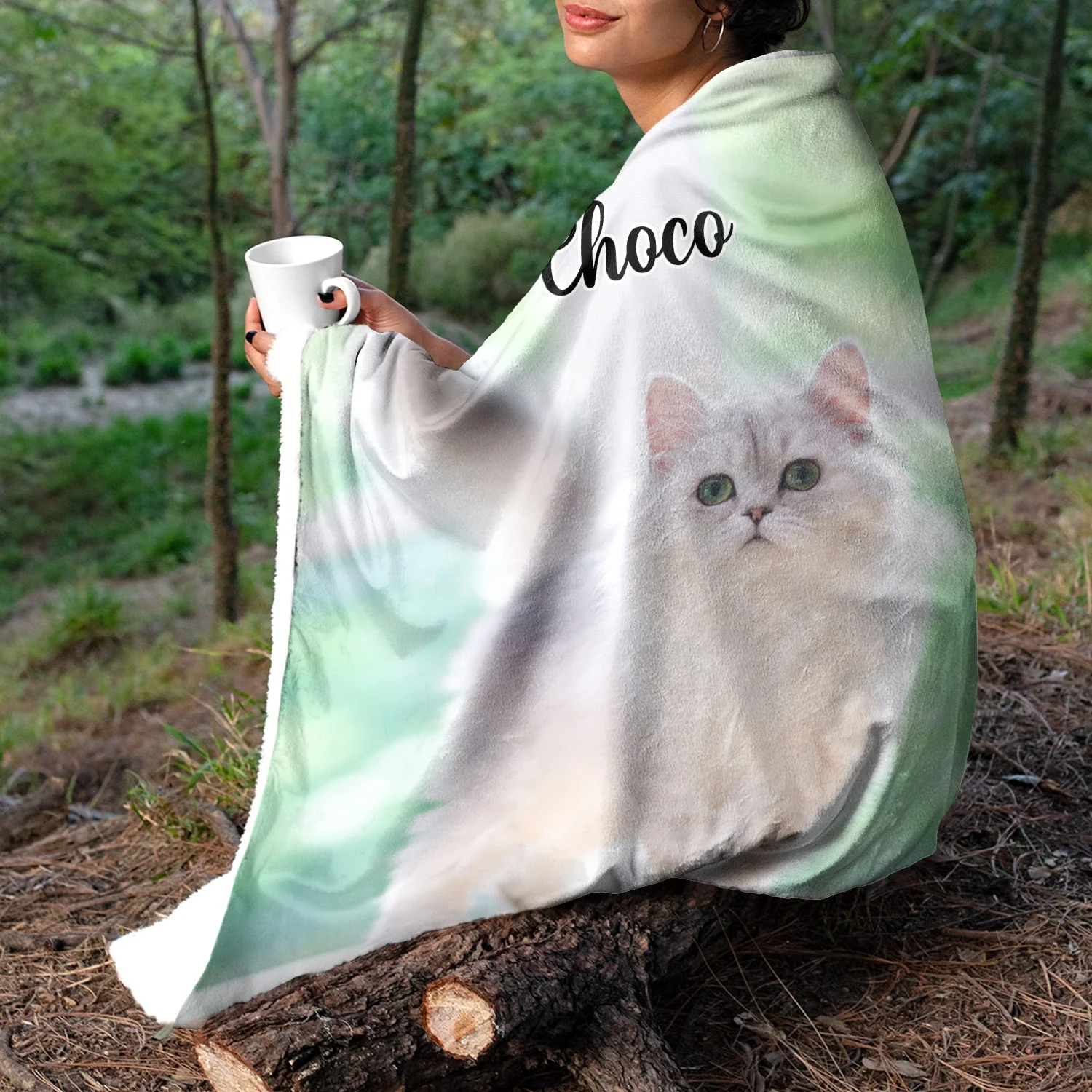 Custom Photo Dogs Cats Pets - Gift For Pet Lovers, Dog Lovers, Cat Lovers - Personalized Fleece Blanket, Sherpa Blanket - Image 5