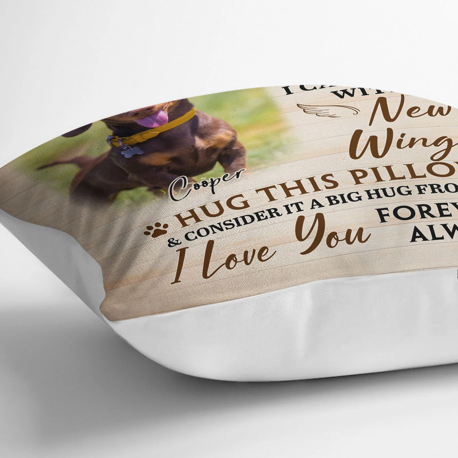 Custom Photo Don't Cry For Me I'm Okay - Personalized Pillow - Image 3