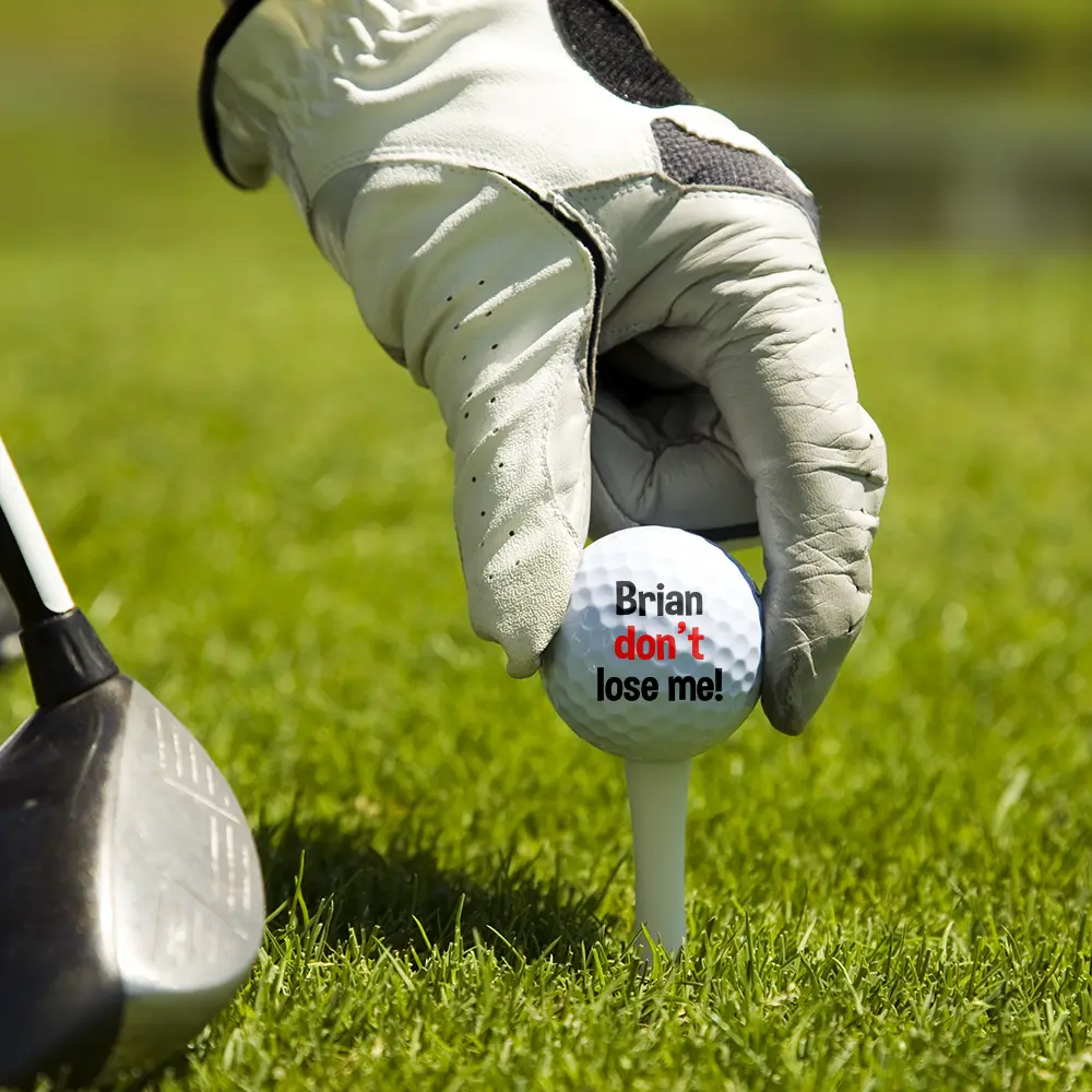 Custom Photo Don't Lost Me - Personalized Golf Ball - Image 6