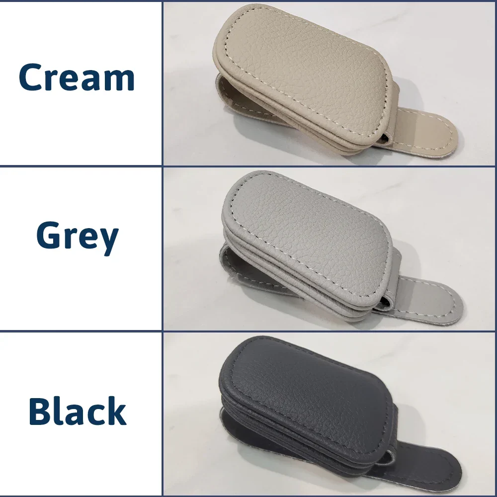 Custom Photo Drive Safe Get Home Daddy, Papa, Husband - Personalized Sunglasses Holder For Car Visor - Image 4