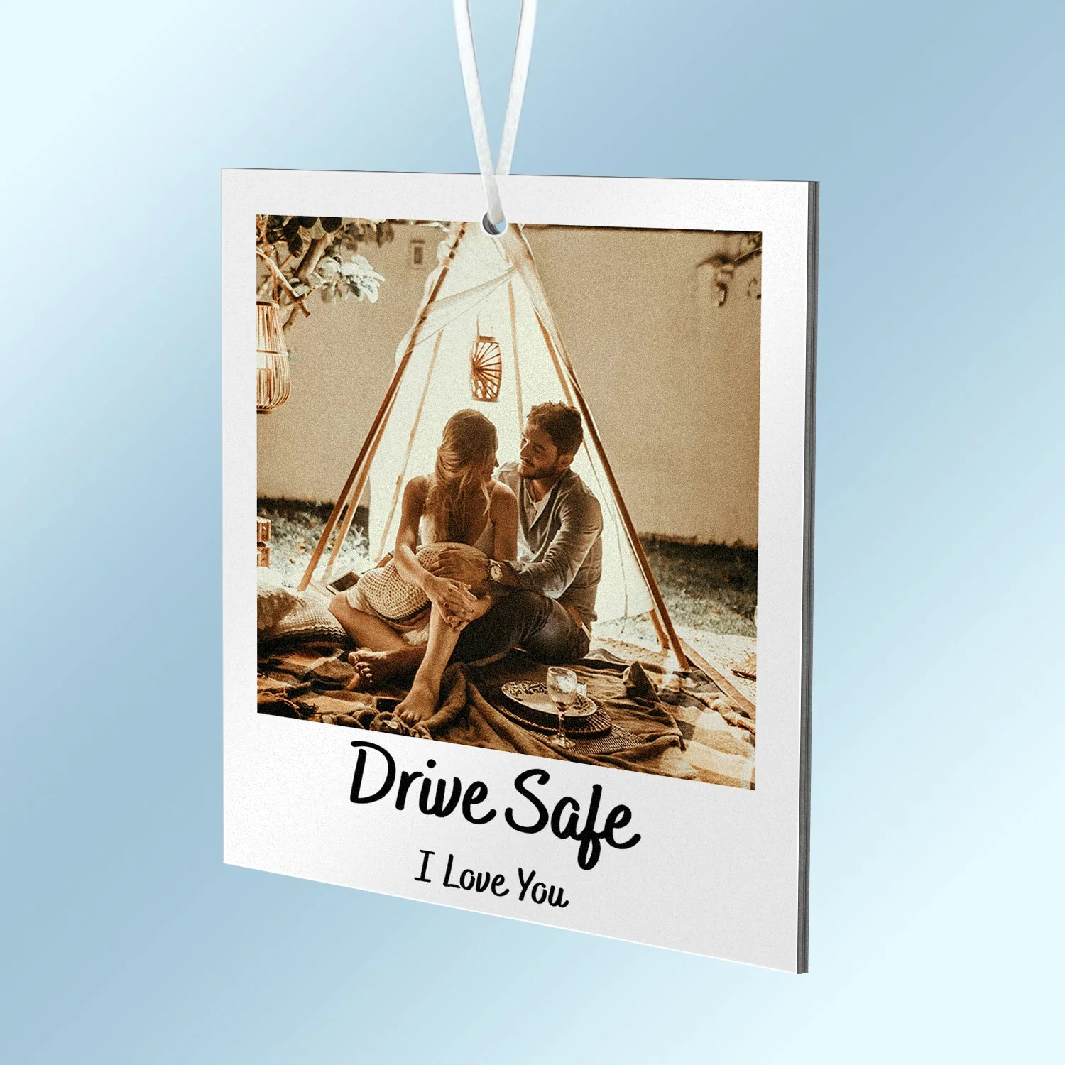 Custom Photo Drive Safe - Gift For Couples, Family, Gift For Mother, Father - Personalized Photo Air Freshener - Image 2