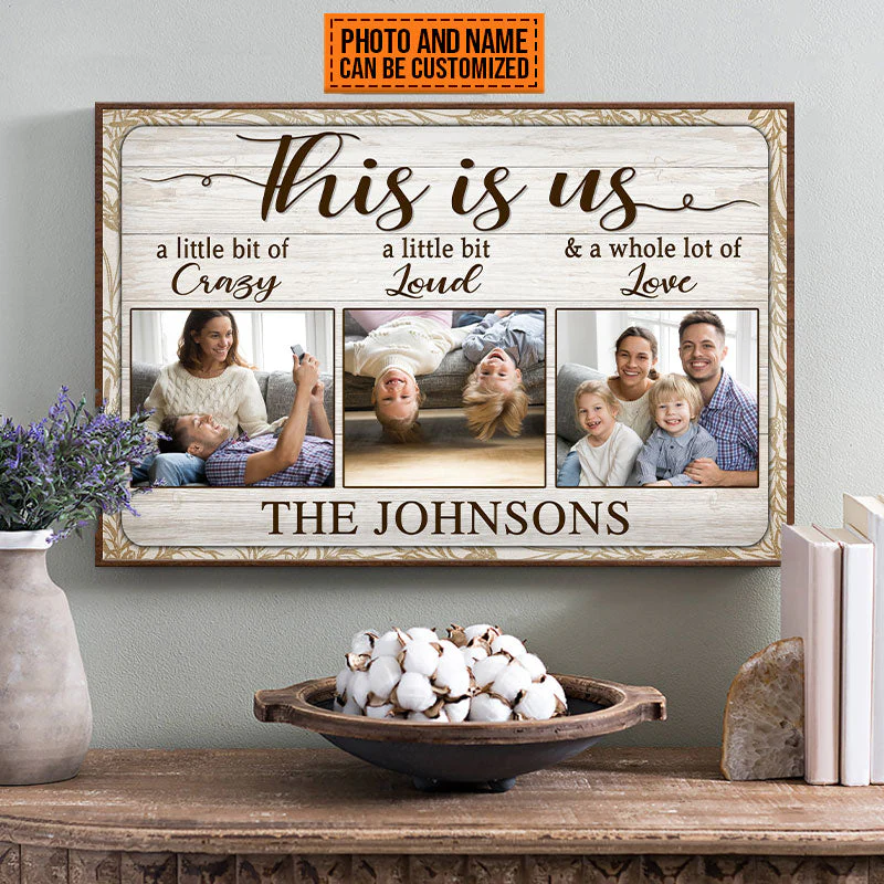 Custom Photo Family Couple Husband Wife This Is Us Photo Gift Custom Poster, Anniversary, Wall Pictures, Wall Art, Wall Decor - Image 2