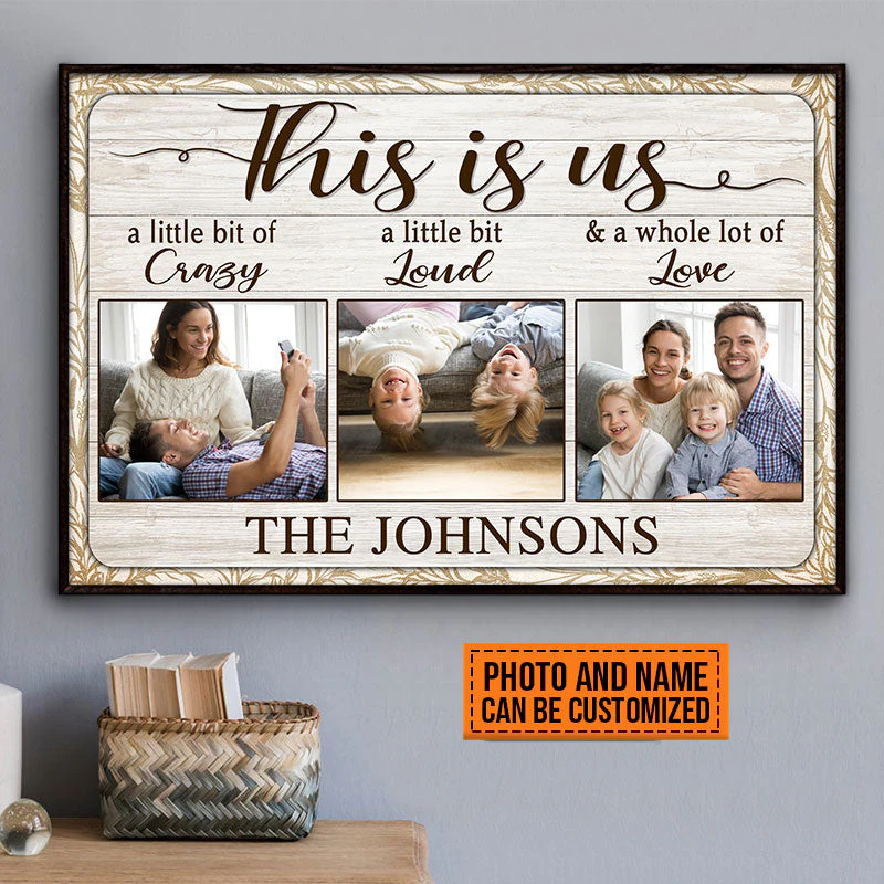 Custom Photo Family Couple Husband Wife This Is Us Photo Gift Custom Poster, Anniversary, Wall Pictures, Wall Art, Wall Decor - Image 4