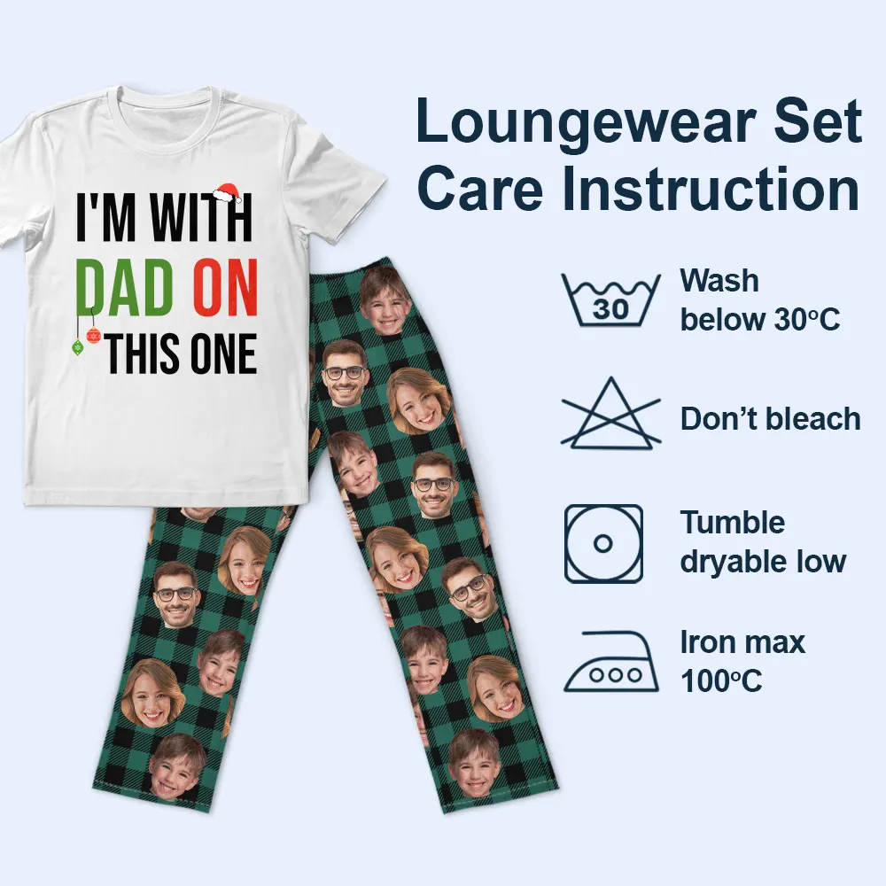 Custom Photo Family Matching Christmas Outfits - Personalized Loungewear Set - Image 7