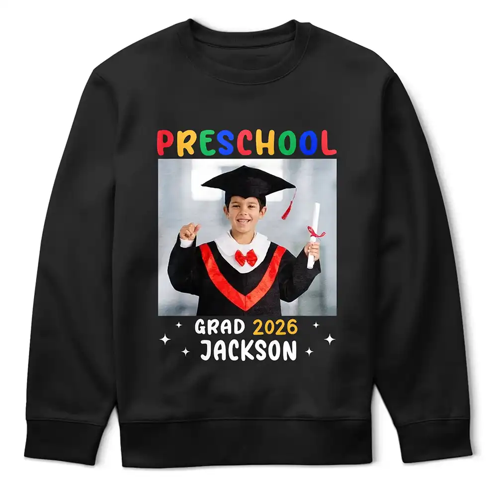 Custom Photo Family Matching Pre-K Kindergarten Graduation - Personalized T Shirt - Image 5
