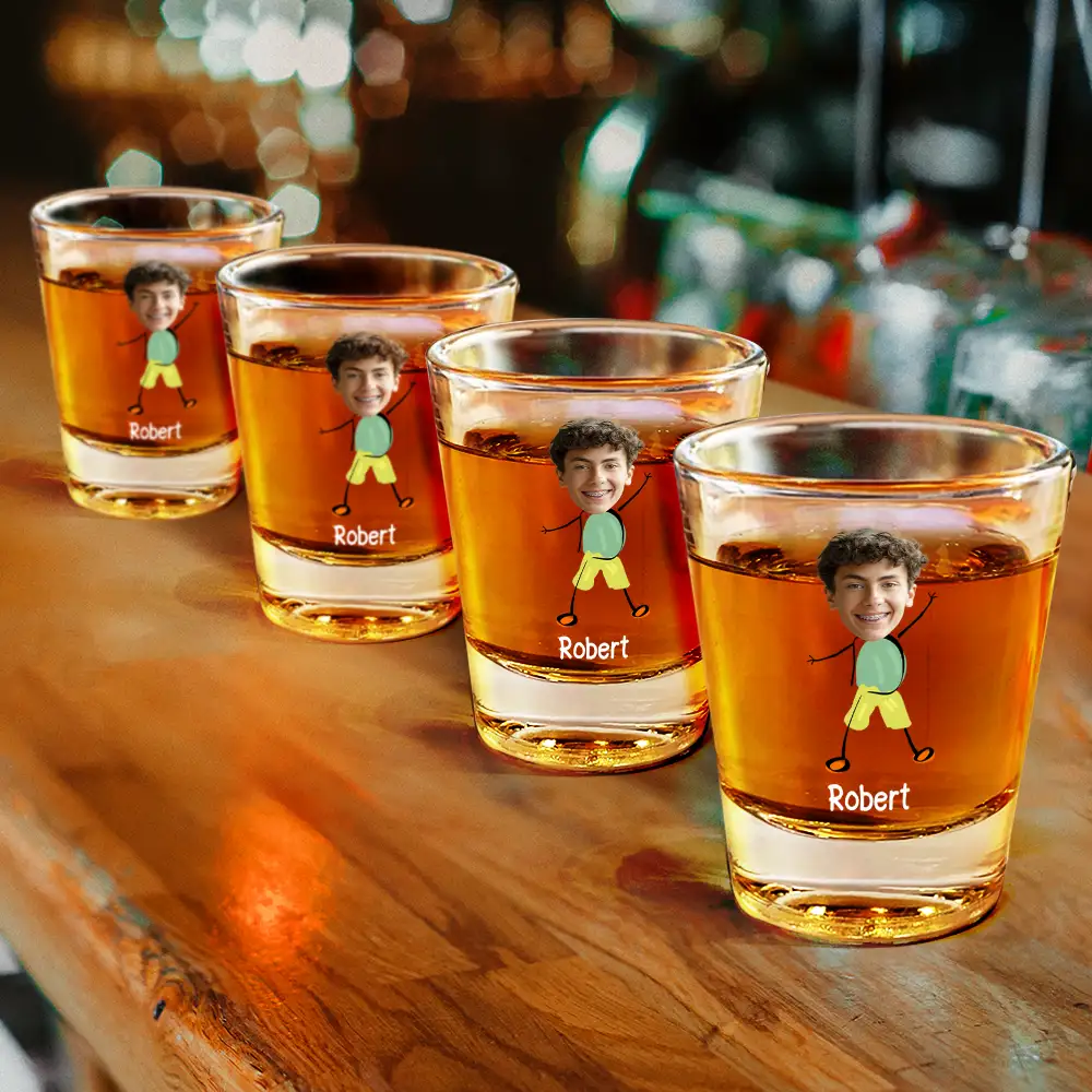 Custom Photo For The Times I Drive - Personalized Shot Glass - Image 5