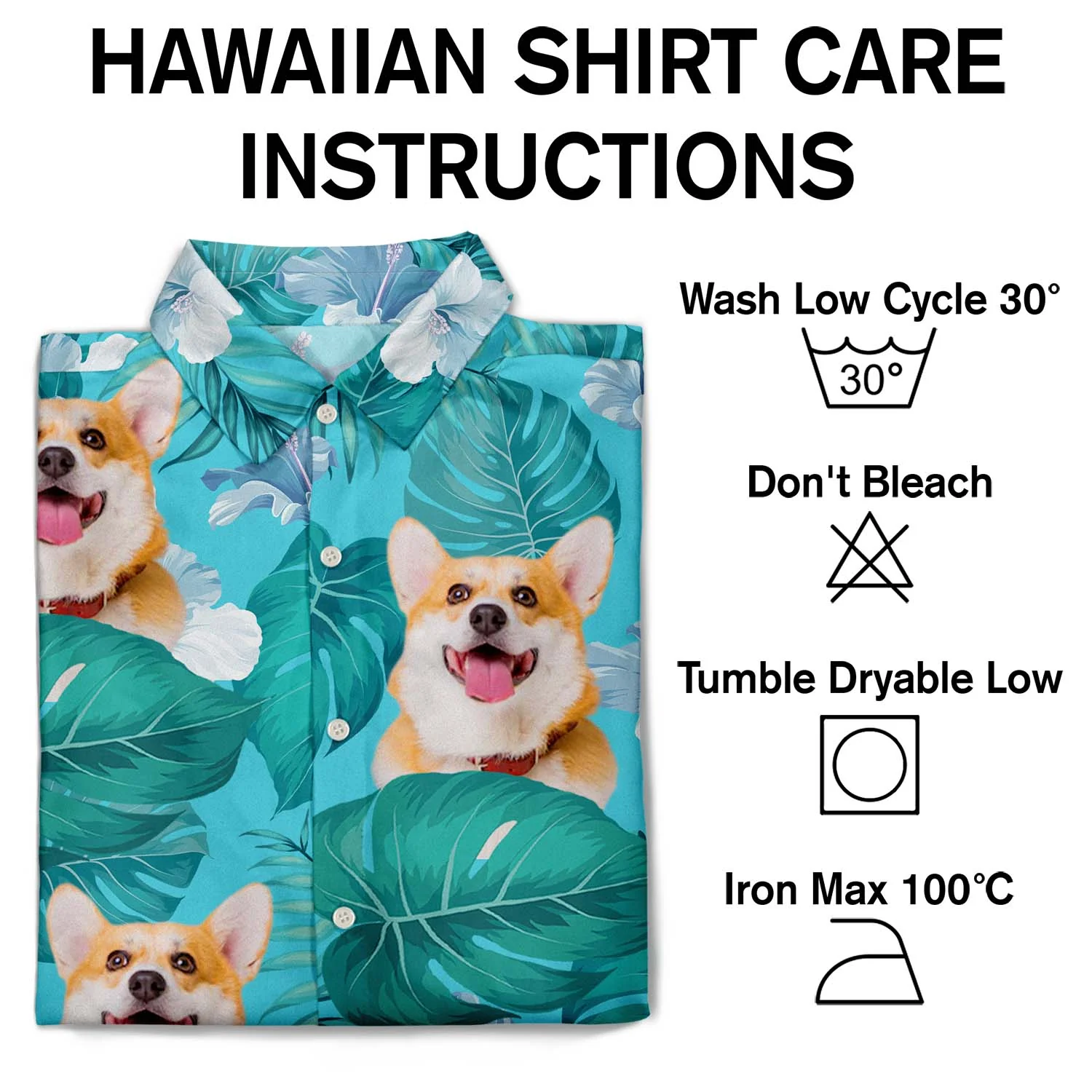 Custom Photo Funny Family Pet Face - Gift For Men, Dog And Cat Lovers - Personalized Custom Hawaiian Shirt - Image 8