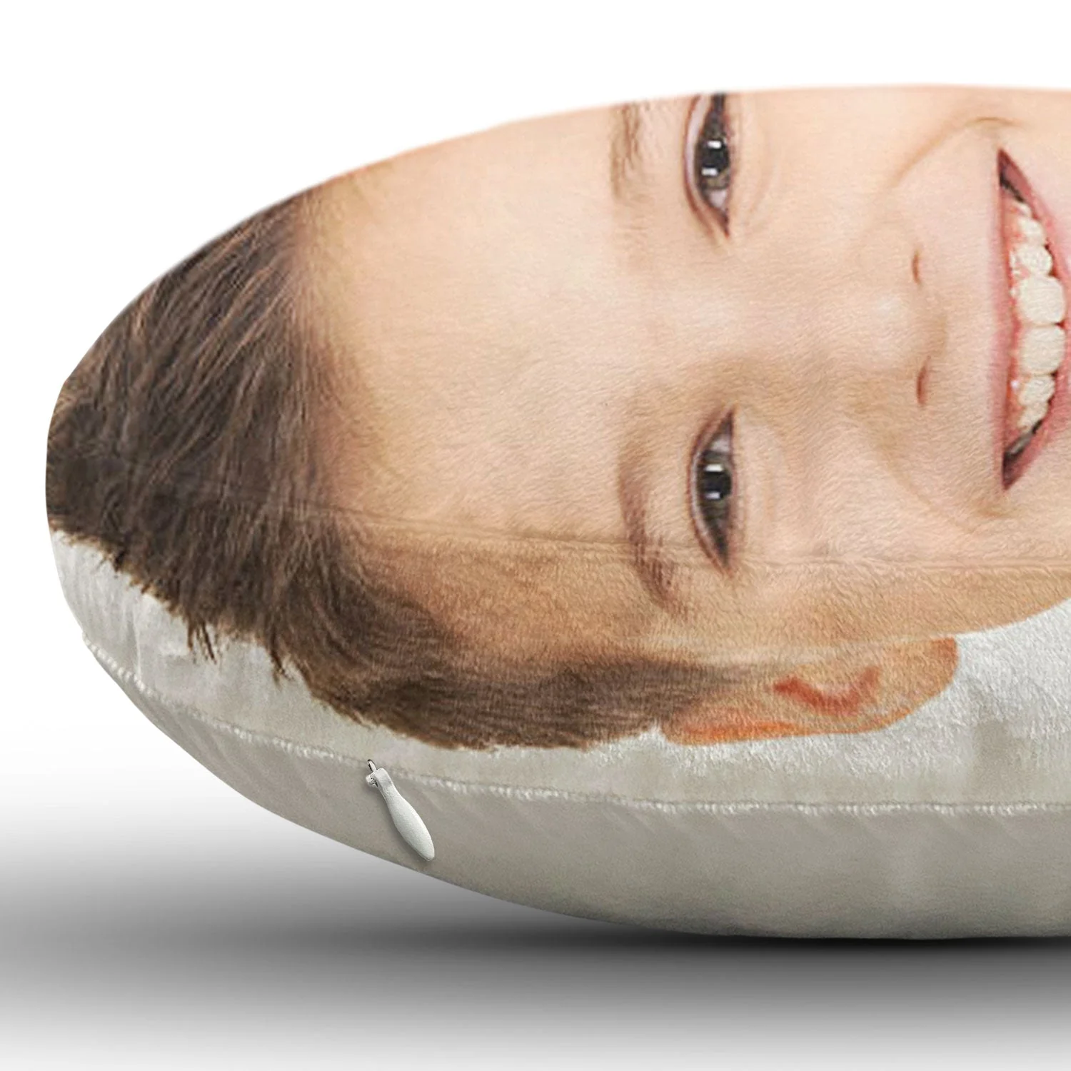 Custom Photo Funny Face Happy Kid - Gift For Grandkids, Siblings - Personalized Custom Shaped Pillow - Image 5