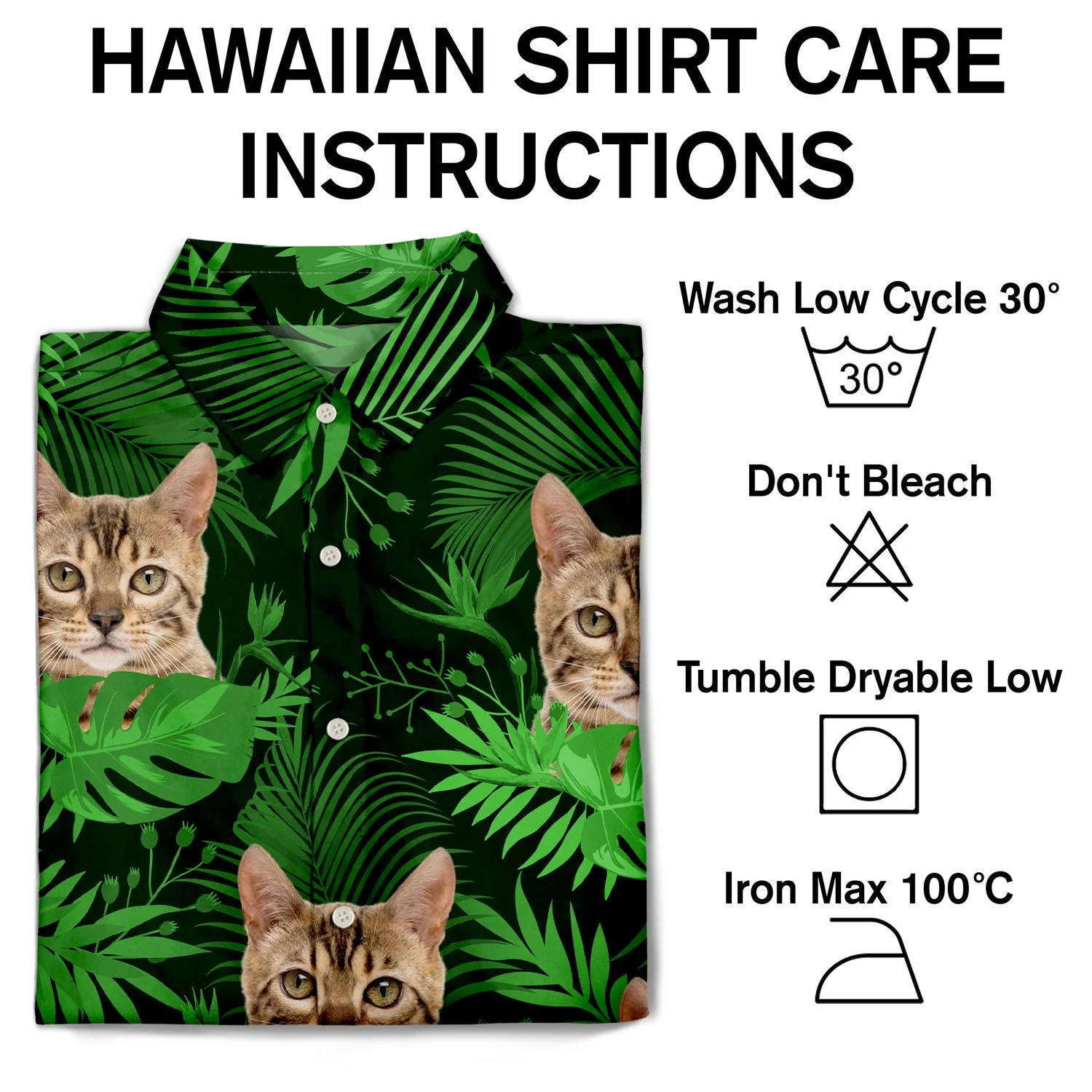 Custom Photo Funny Family Pet Face Tropical Leaf - Gift For Men, Dog And Cat Lovers - Personalized Custom Hawaiian Shirt - Image 5