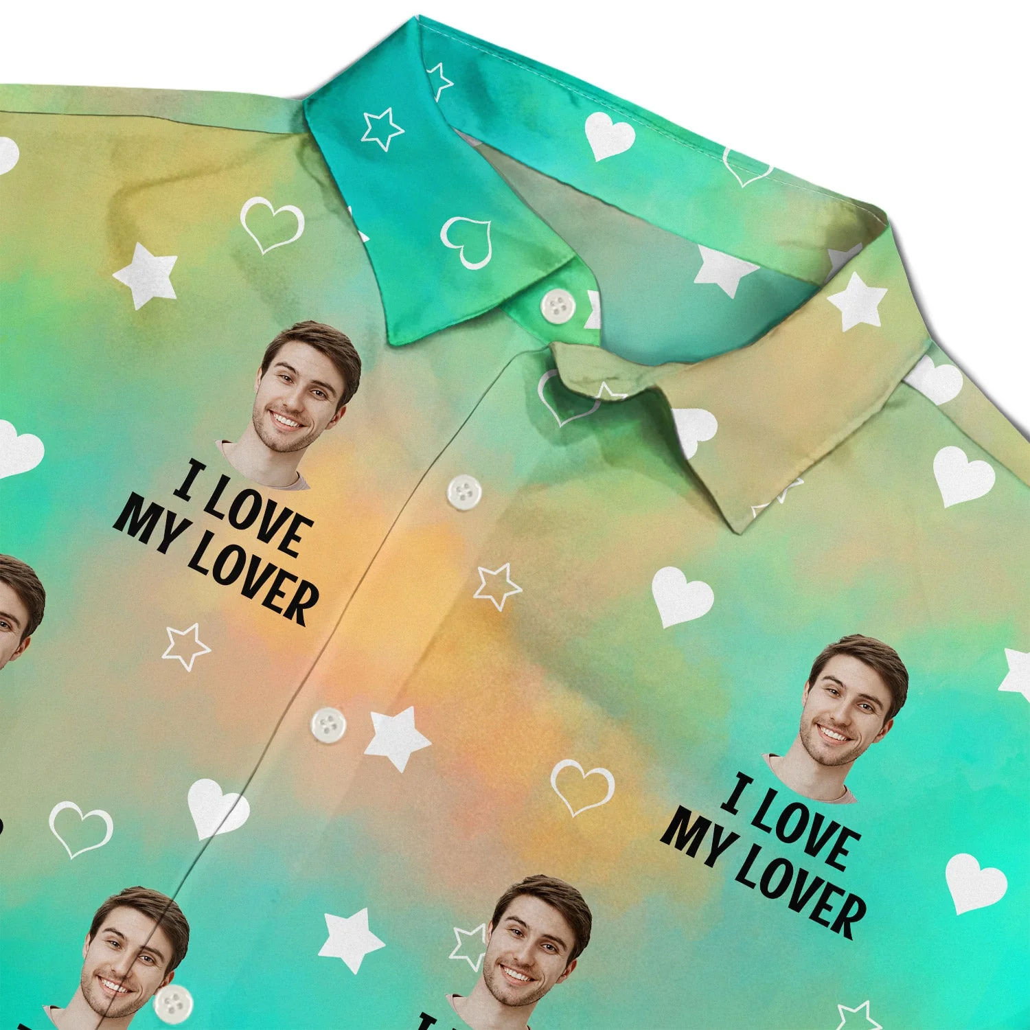 Custom Photo Funny I Love My Lover - Gift For Husband, Boyfriend - Personalized Hawaiian Shirt - Image 4