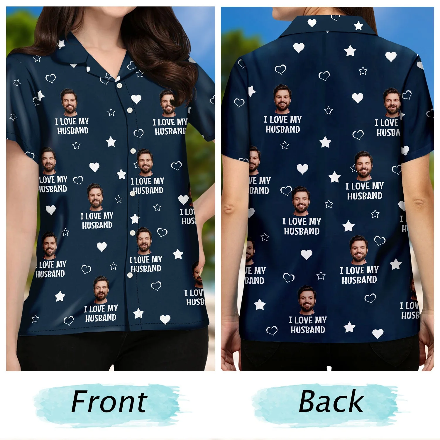 Custom Photo Funny I Love My Lover - Gift For Husband, Boyfriend - Personalized Hawaiian Shirt - Image 6