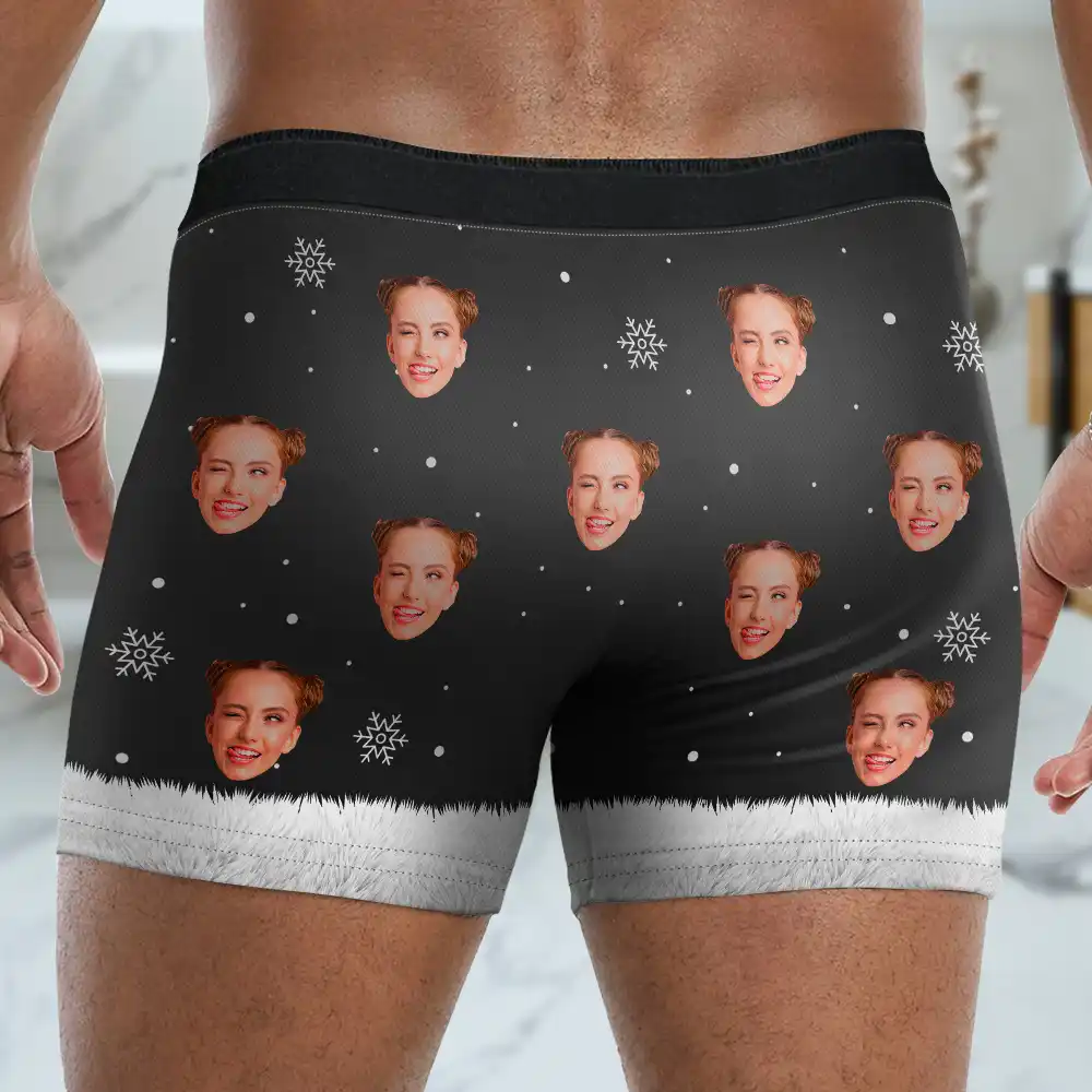 Custom Photo Funny I've Got A Big Package For You Husband - Personalized Men's Boxer Briefs - Image 5