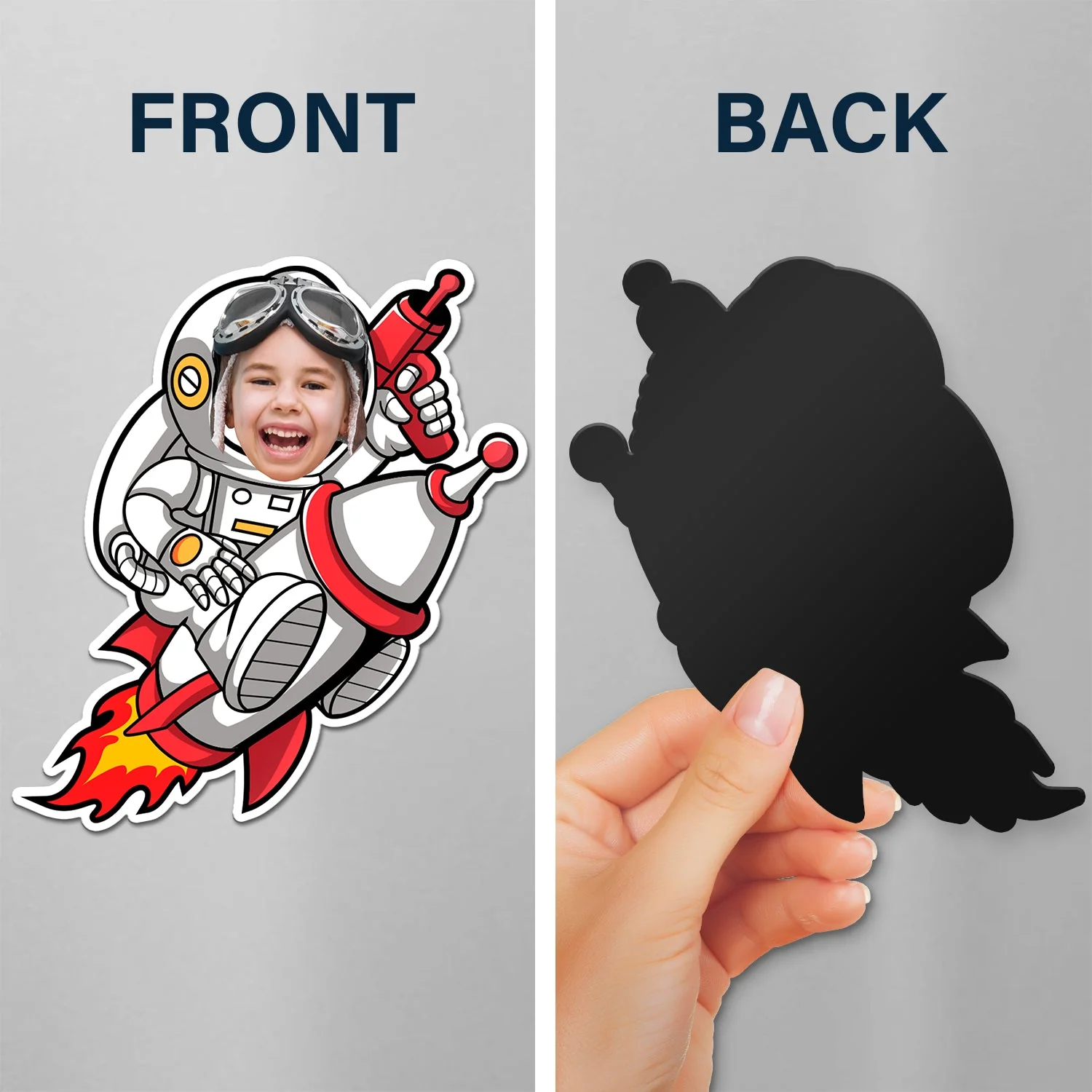 Custom Photo Funny Kid Vehicle - Gift For Children, Grandkids, Parents, Grandparents - Personalized Magnet - Image 5