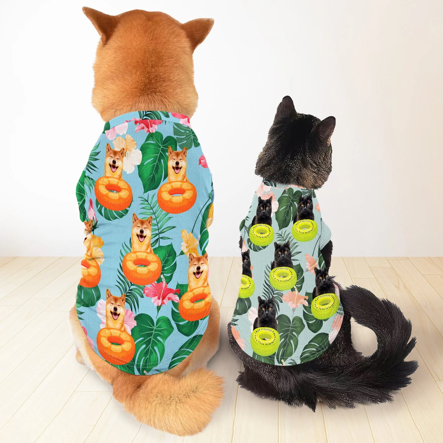 Custom Photo Funny Pet Face - Gift For Dog Lovers, Cat Lovers - Personalized Pet Shirt - Image 4