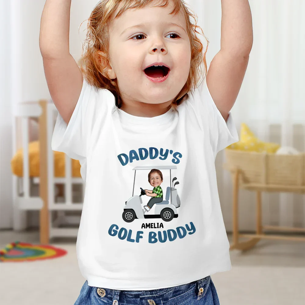 Custom Photo Golf Buddy - Personalized Baby Onesie - Image 6