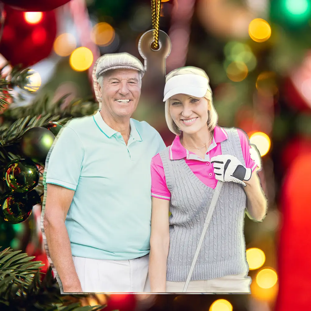Custom Photo Golf Players Team - Personalized Acrylic Photo Ornament - Image 6