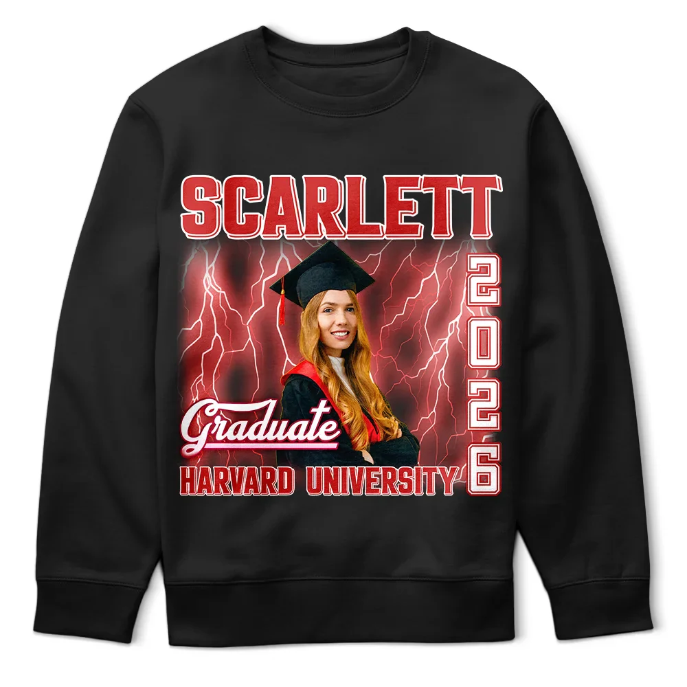 Custom Photo Graduation Congratulations - Personalized T Shirt - Image 5