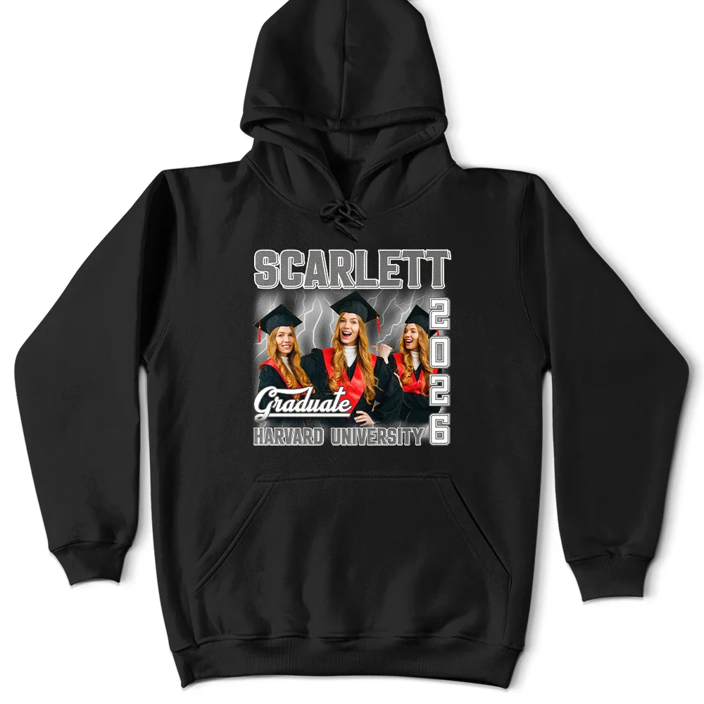Custom Photo Graduation Congratulations - Personalized T Shirt - Image 6