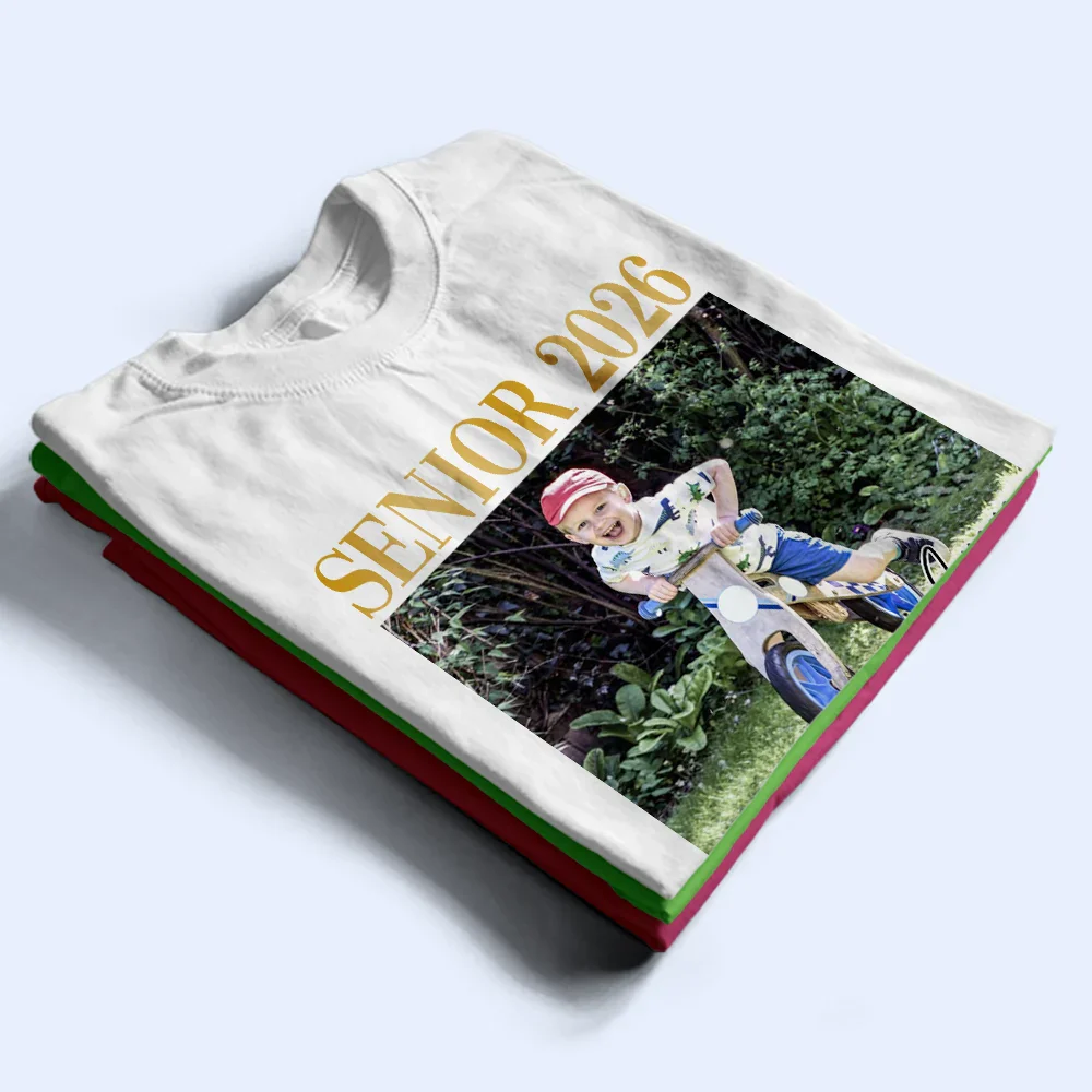 Custom Photo Graduation Senior - Personalized T Shirt - Image 2