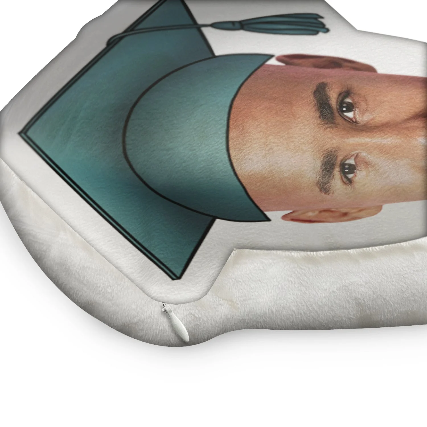 Custom Photo Happy Graduation - Gift For Friends, Children - Personalized Custom Shaped Pillow - Image 5