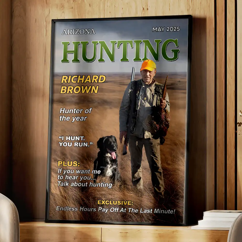 Custom Photo Hunter Of The Year - Personalized Poster - Image 5