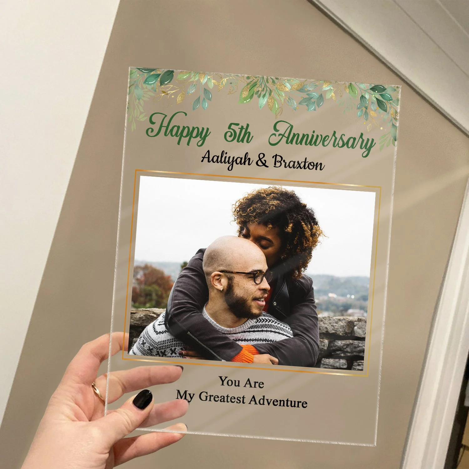 Custom Photo Husband Wife Annoy For The Rest Of My Life - Gift For Couple - Personalized Custom Vertical Rectangle Acrylic Plaque - Image 4