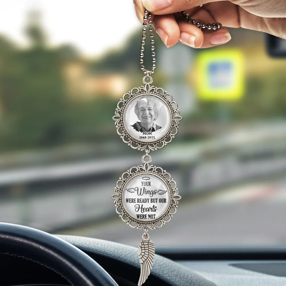 Custom Photo I Have An Angel Watching Over Me - Personalized Photo Pendant Charm - Image 4