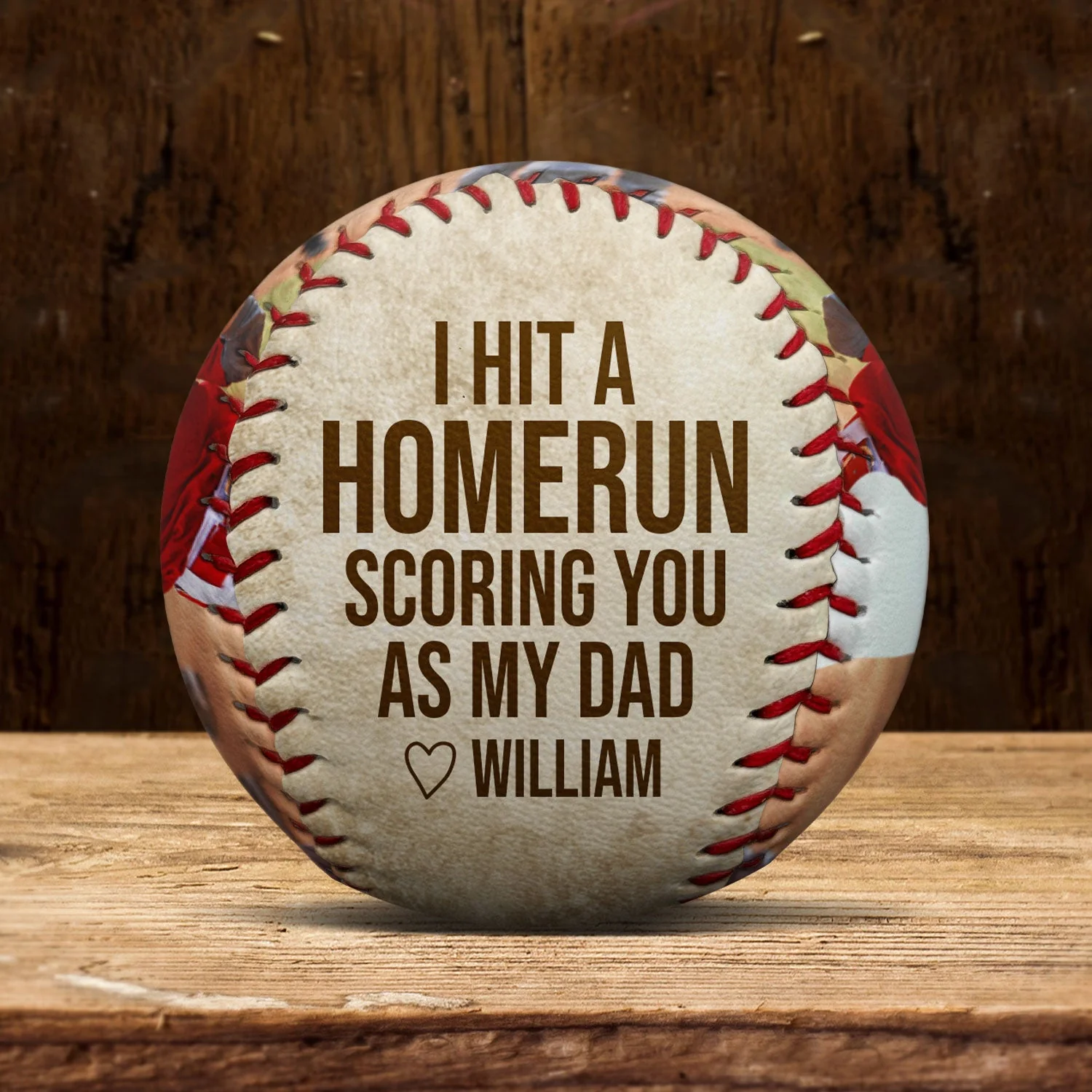 Custom Photo I Hit A Homerun - Gift For Baseball Dad - Personalized Baseball, Softball - Image 5