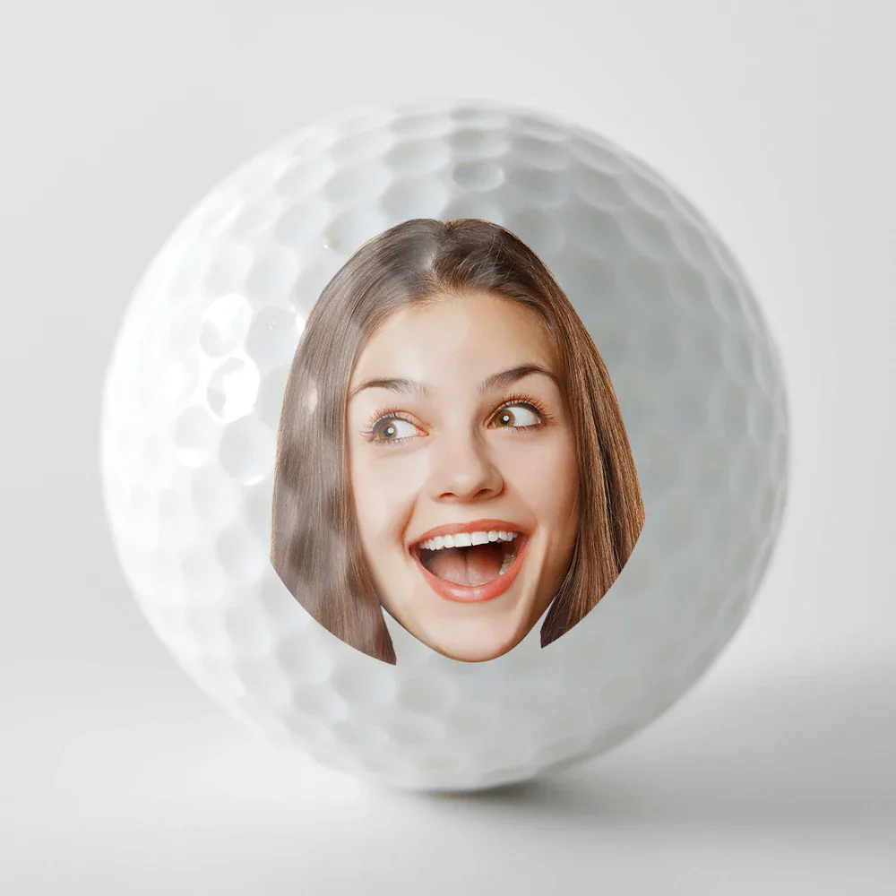 Custom Photo I Love It When My Wife Lets Me Go Golfing - Personalized Golf Ball - Image 4