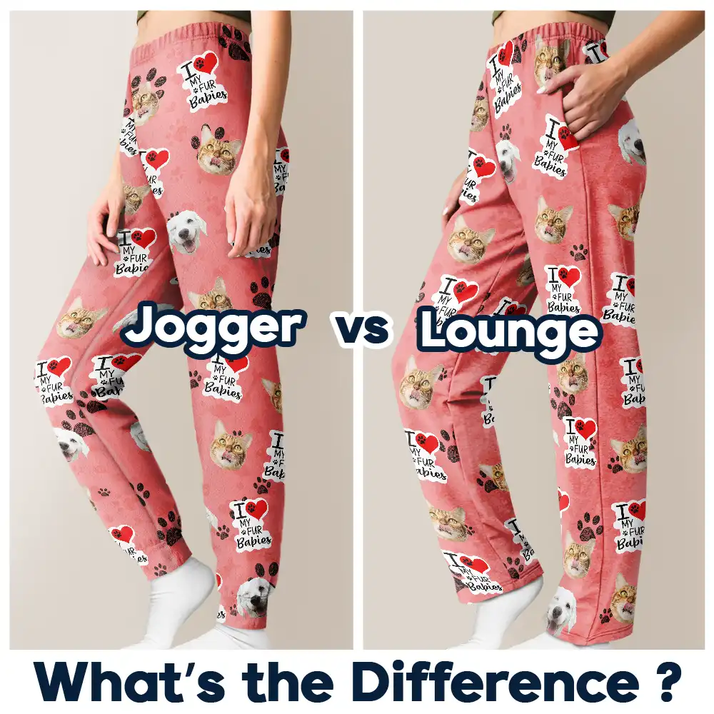 Custom Photo I Love My Dogs - Personalized Pajama Pants - Image 7