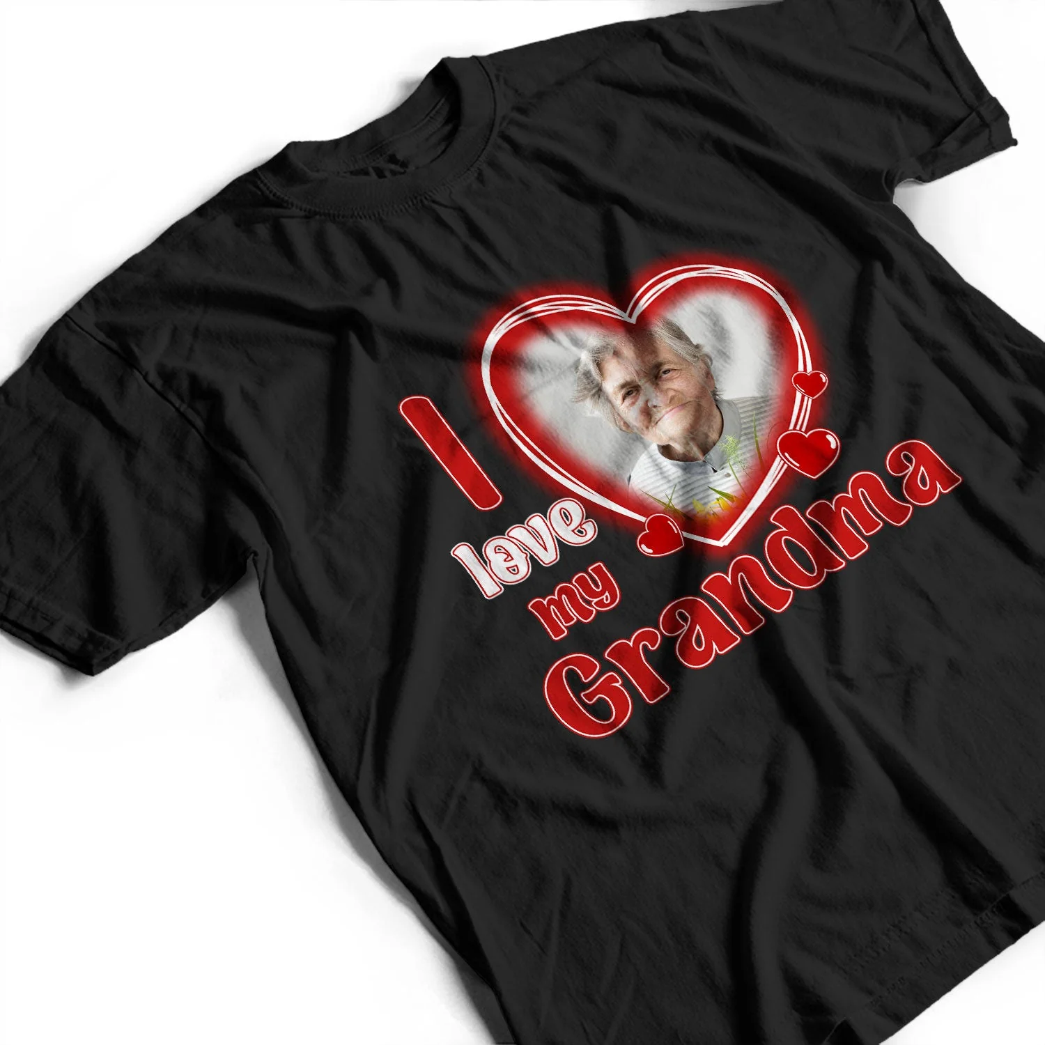 Custom Photo I Love My Mom - Gift For Mother - Personalized T Shirt - Image 3