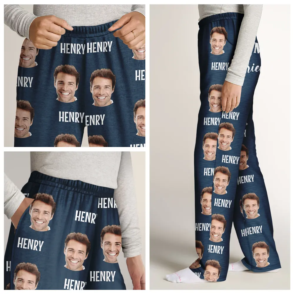 Custom Photo I Love My Wife Boyfriend - Personalized Sweatpants - Image 8