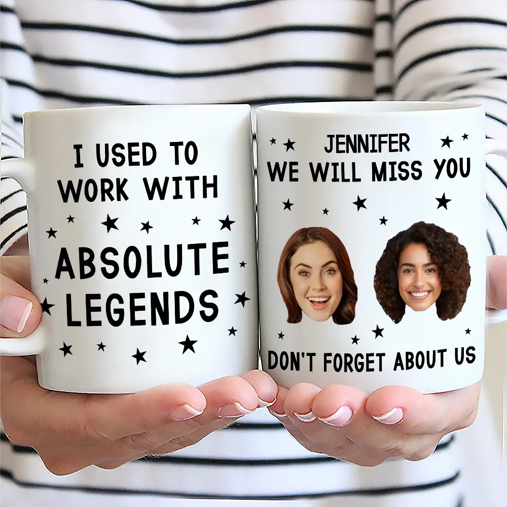 Custom Photo I Used To Work With Absolute Legends - Personalized Mug - Image 3