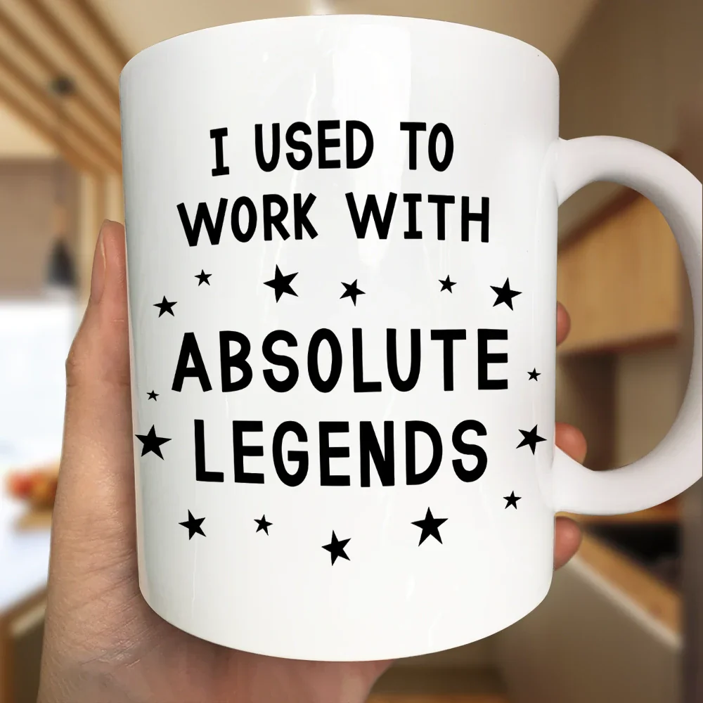 Custom Photo I Used To Work With Absolute Legends - Personalized Mug - Image 4