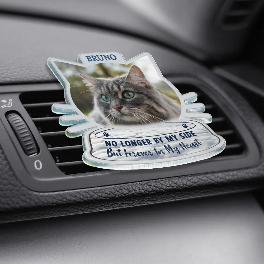 Custom Photo I Will Carry You With Me - Personalized Acrylic Car Vent Clip - Image 3