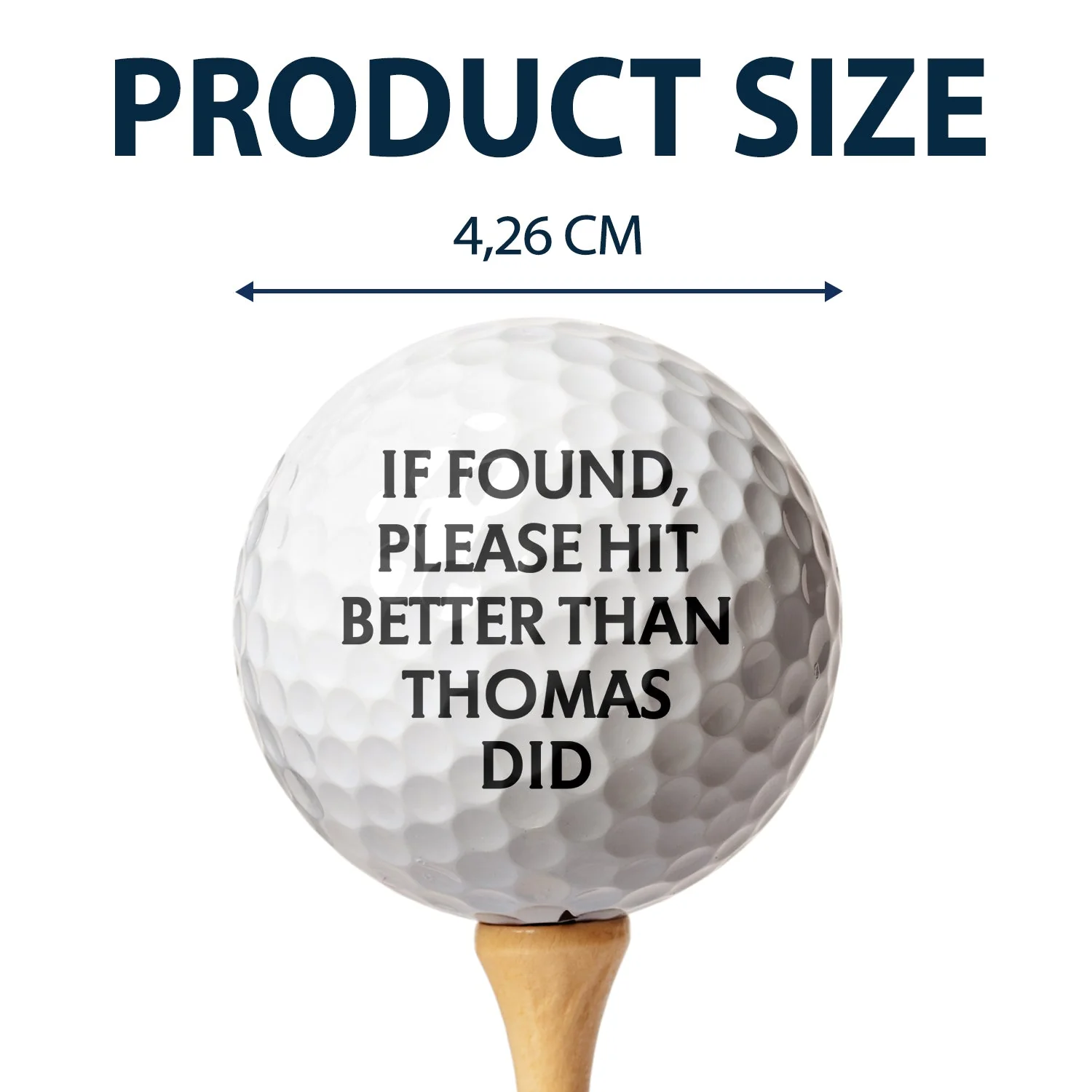 Custom Photo If Found Please Hit Better - Gift For Dad, Father, Grandpa, Golfer, Golf Lover - Personalized Golf Ball - Image 5