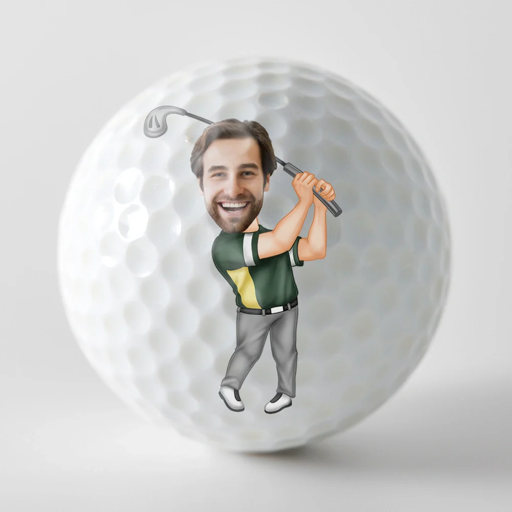 Custom Photo If Found Please Hit Better Than - Personalized Golf Ball - Image 4