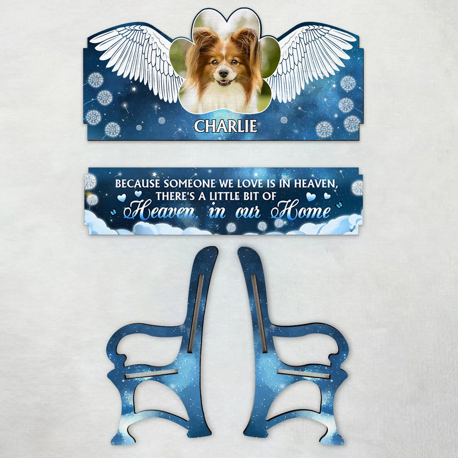 Custom Photo If Love Alone Could Have Kept You Here - Memorial Gift For Cat Lovers, Dog Lovers - Personalized Memorial Bench - Image 4