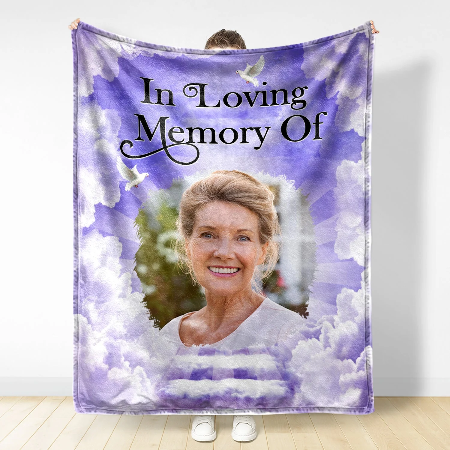 Custom Photo If Love Could Have Saved You - Memorial Gift For Family, Siblings, Friends - Personalized Fleece Blanket - Image 2