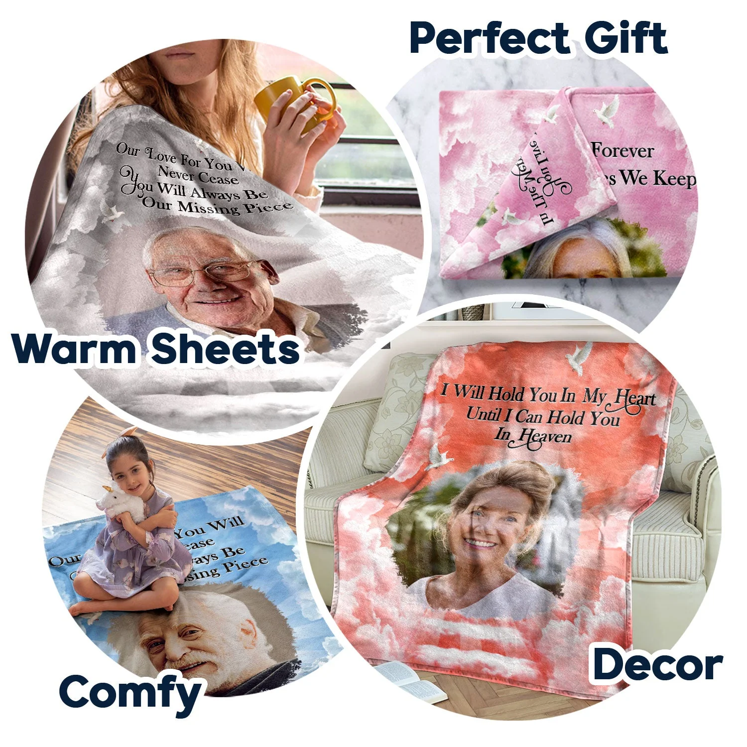 Custom Photo If Love Could Have Saved You - Memorial Gift For Family, Siblings, Friends - Personalized Fleece Blanket - Image 5