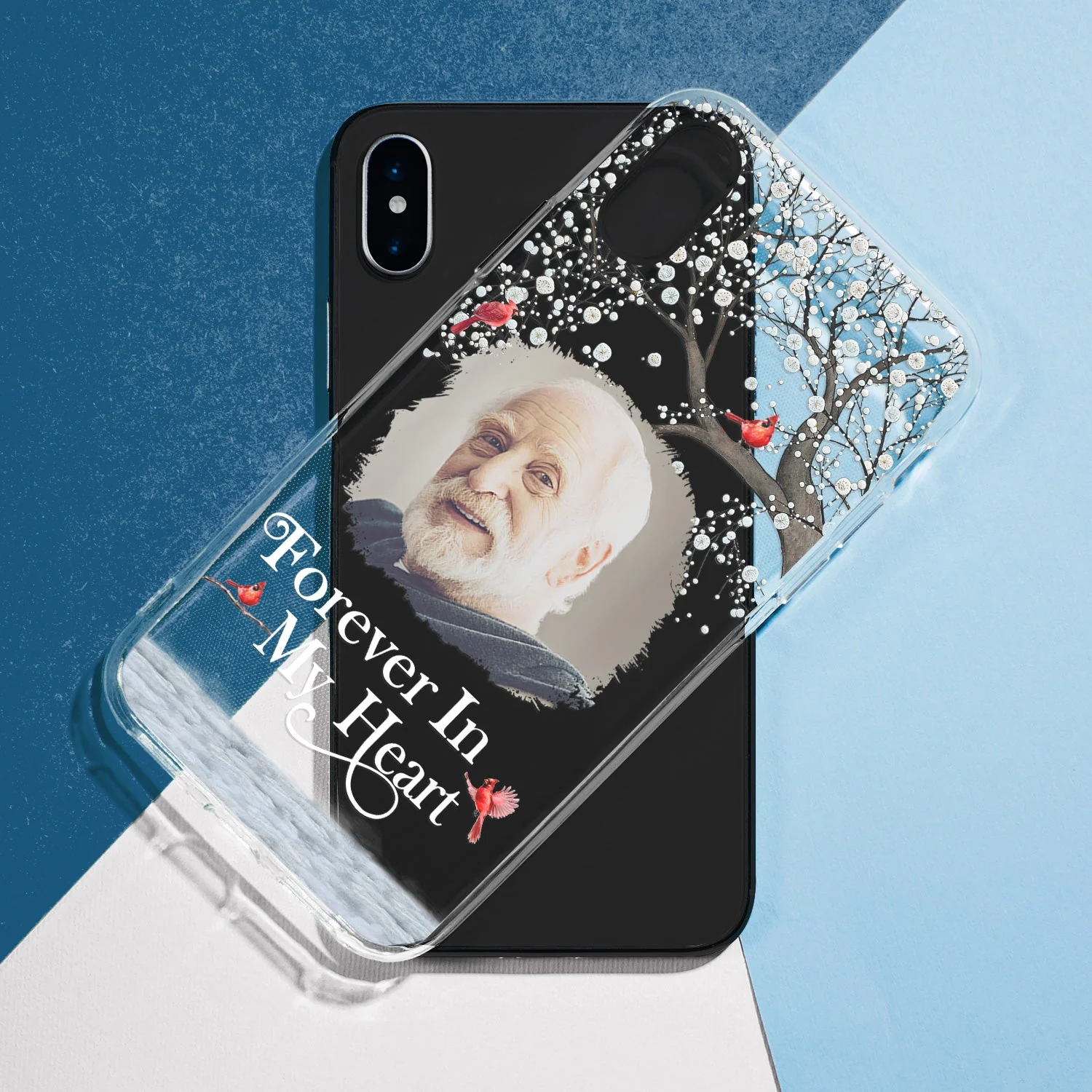 Custom Photo I'll Carry You - Memorial Gift For Family, Siblings, Friends, Dog Lovers, Cat Lovers - Personalized Clear Phone Case - Image 5