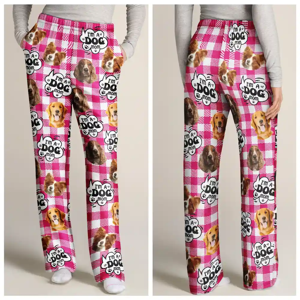 Custom Photo I'm A Dog Person - Personalized Pajama Pants - Image 4