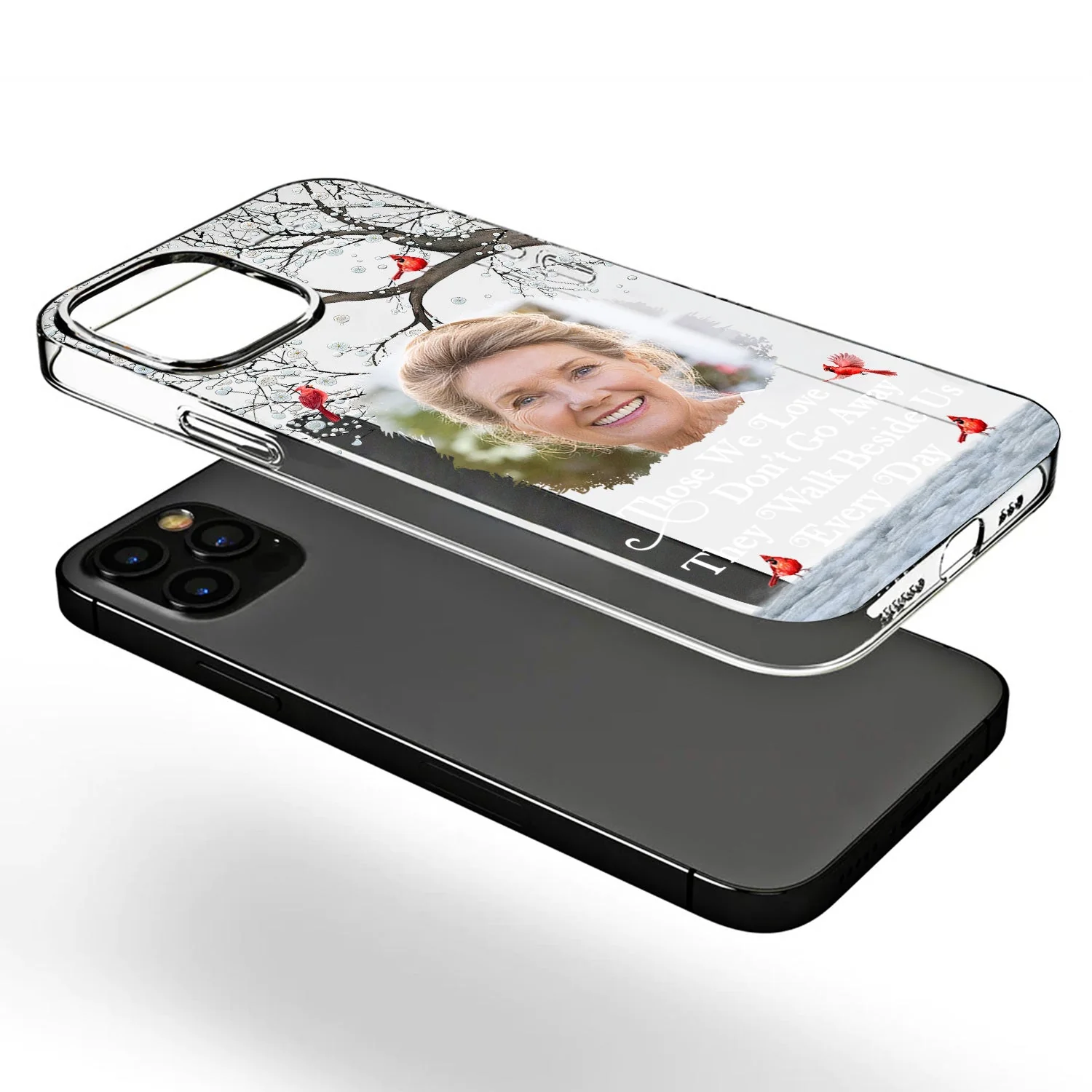 Custom Photo I'm Always With You - Memorial Gift For Family, Friends - Personalized Clear Phone Case - Image 3