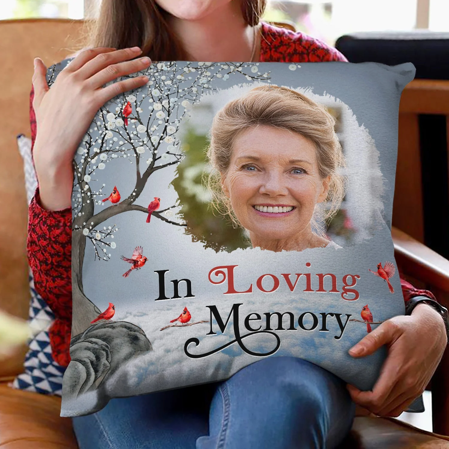 Custom Photo I'm Always With You - Memorial Gift For Family, Friends - Personalized Pillow - Image 2