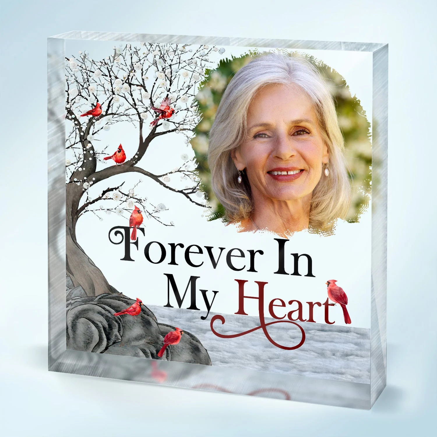 Custom Photo I'm Always With You - Memorial Gift For Family, Friends - Personalized Square Shaped Acrylic Plaque - Image 2