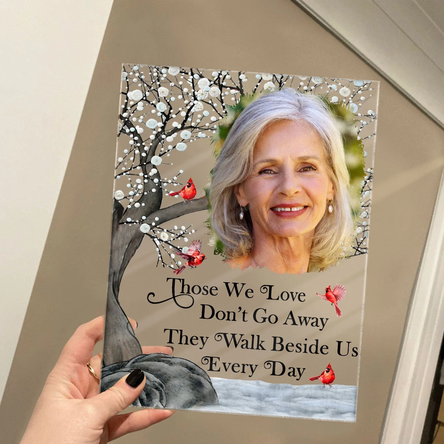 Custom Photo I'm Always With You - Memorial Gift For Family, Friends - Personalized Vertical Rectangle Acrylic Plaque - Image 4