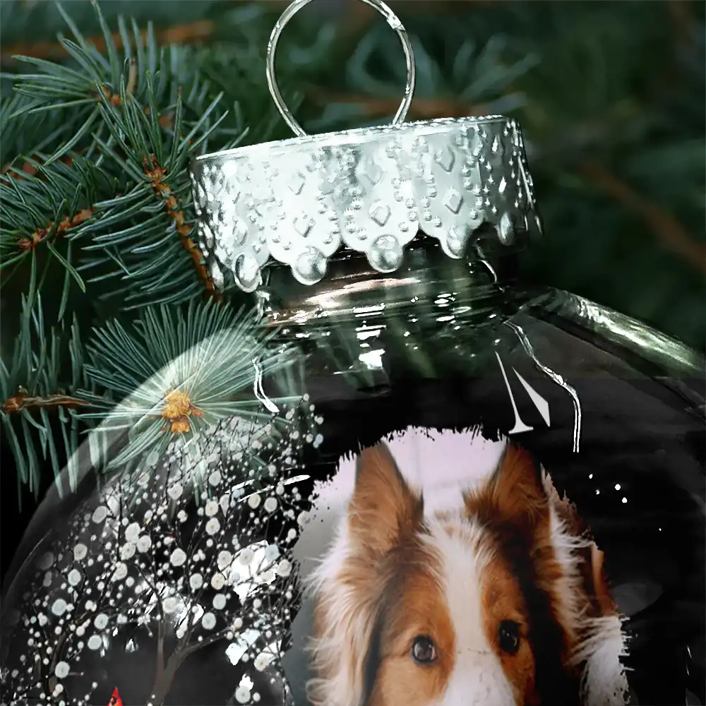 Custom Photo I'm Always With You - Personalized Ball Ornament - Image 5